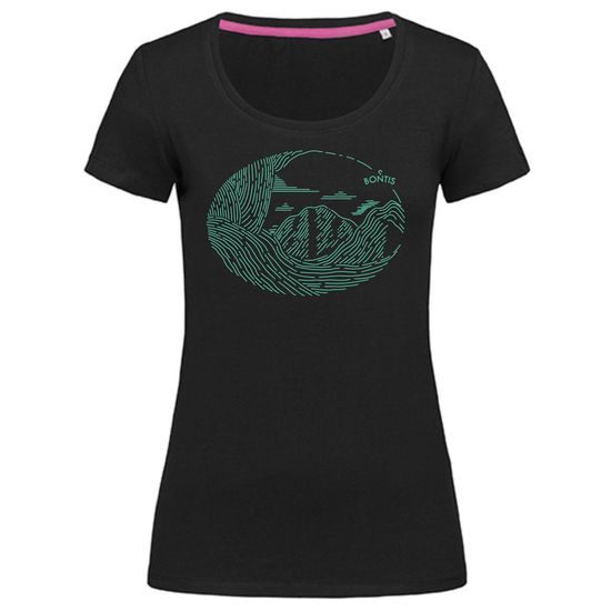 DAMEN-T-SHIRT MOUNTAINS - T-SHIRTS BONTIS - KLEIDUNG