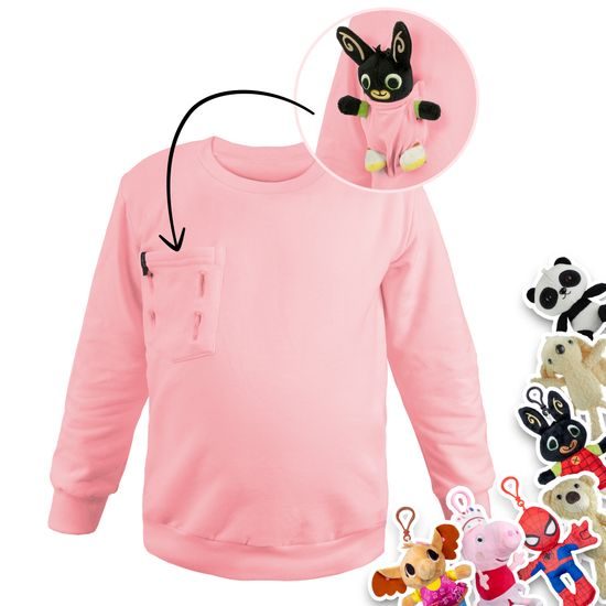 PULÓVER JÁTÉKZSEBBEL - RUHÁZAT JÁTÉKKAL - GYERMEKRUHÁZAT