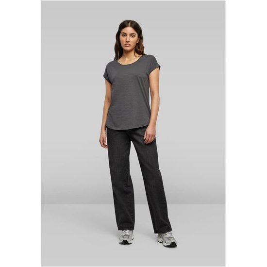 WOMEN'S T-SHIRT WITH EXTENDED BACK HEM - SHORT SLEEVE T-SHIRTS - CLOTHING