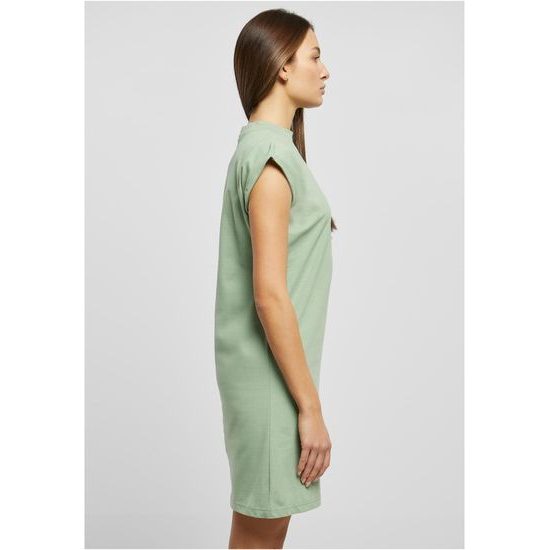 LÄSSIGES BAUMWOLLKLEID MIT STEHKRAGEN - KLEIDER - KLEIDUNG