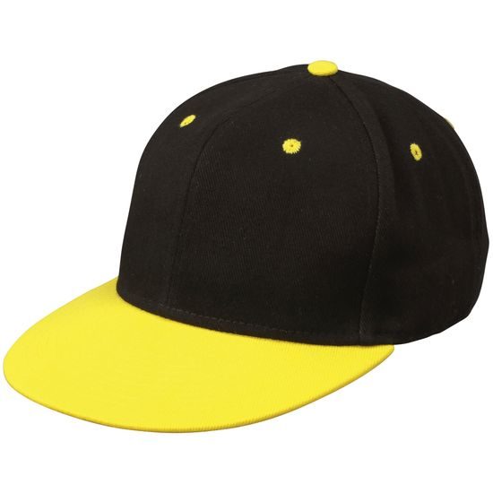 KÉTSZÍNŰ FLATPEAK SAPKA MB6581 - EGYENES SILTTEL - BASEBALL SAPKÁK ÉS SAPKÁK