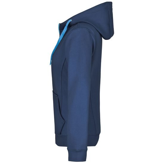 DAMEN ZWEIFARBIGER HOODIE JN354 - SWEATSHIRTS MIT REISSVERSCHLUSS - KLEIDUNG