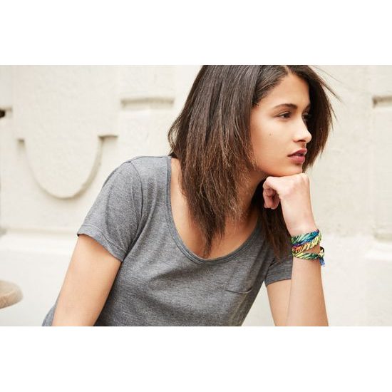 DÁMSKE TRIČKO Z BIOBAVLNY 8003 - TRIČKÁ Z BIOBAVLNY - OBLEČENIE