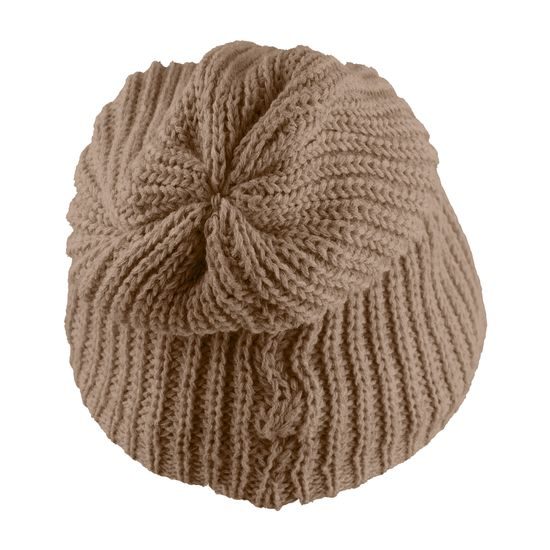 DAMEN LANGE WINTER BEANIE MIT FLEECE - STRICKMÜTZEN - ACCESSOIRES