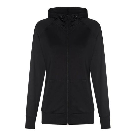 DAMEN SPORT SWEATSHIRT MIT MELIERTEN ÄRMELN - SPORT SWEATSHIRTS MIT REISSVERSCHLUSS - SPORT KLEIDUNG