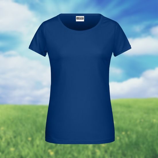 KLASICKÉ DÁMSKÉ TRIČKO Z BIOBAVLNY 8007 - TRIČKA Z BIOBAVLNY - OBLEČENÍ