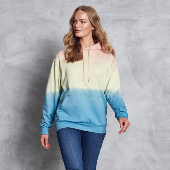 BATIKOVANÁ MIKINA - MIKINY CEZ HLAVU - OBLEČENIE