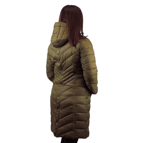 DÁMSKÝ ZATEPLENÝ KABÁT L-SURE SYLVIA LADY - PROŠÍVANÉ A PÉŘOVÉ BUNDY - OBLEČENÍ