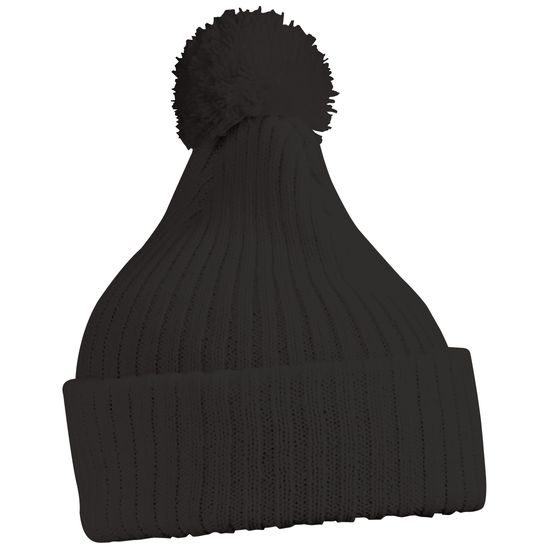 CĂCIULĂ TRICOTATĂ CU POMPOM MB7540 - FESURI CU POMPON - ACCESORII