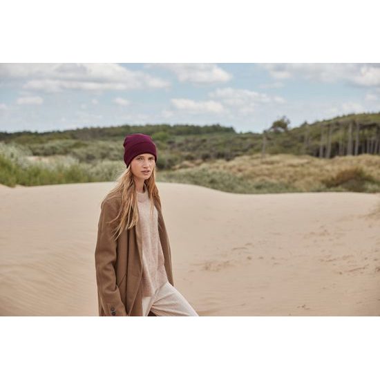 ČEPICE Z BIOBAVLNY CUFFED - PLETENÉ ČEPICE - KŠILTOVKY A ČEPICE