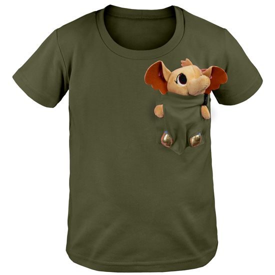 TRIČKO S KAPSIČKOU NA HRAČKU - OBLEČENÍ S HRAČKOU - DĚTSKÉ OBLEČENÍ