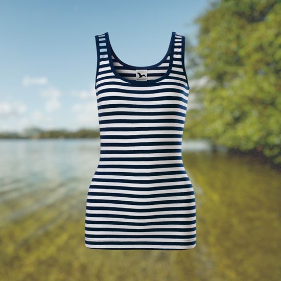 DÁMSKE NÁMORNÍCKE TIELKO SAILOR - NÁMORNÍCKE TRIČKÁ - OBLEČENIE