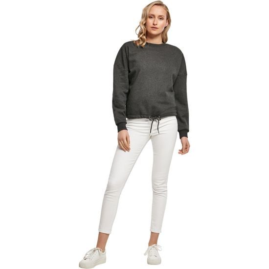 DAMEN OVERSIZE SWEATSHIRT MIT FALLENDEN SCHULTERN - SWEATSHIRTS OHNE REISSVERSCHLUSS - KLEIDUNG