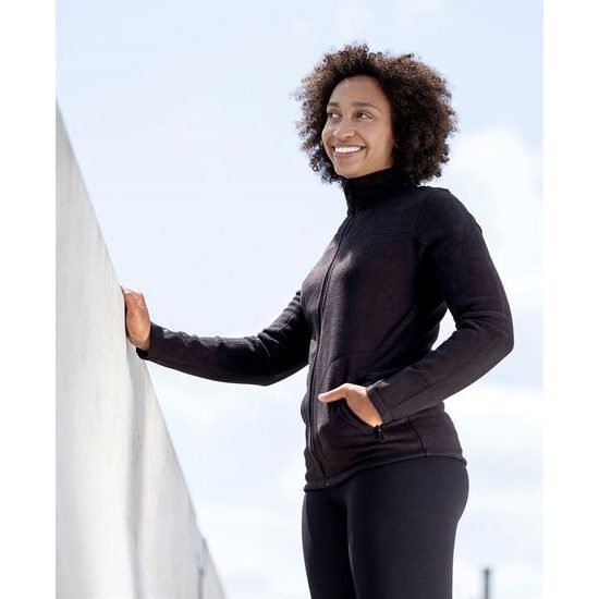 BLUZĂ TRENING FLEECE FEMEI JOFLEX - HANORACE DIN FLEECE - ÎMBRĂCĂMINTE
