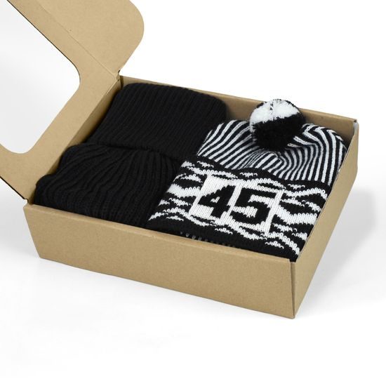DARČEKOVÉ BALENIE: JUBILEJNÁ BUDAJKA BONTIS S PLETENÝM NÁKRČNÍKOM - ČIAPKY S BRMBOLCOM - ŠILTOVKY A ČIAPKY