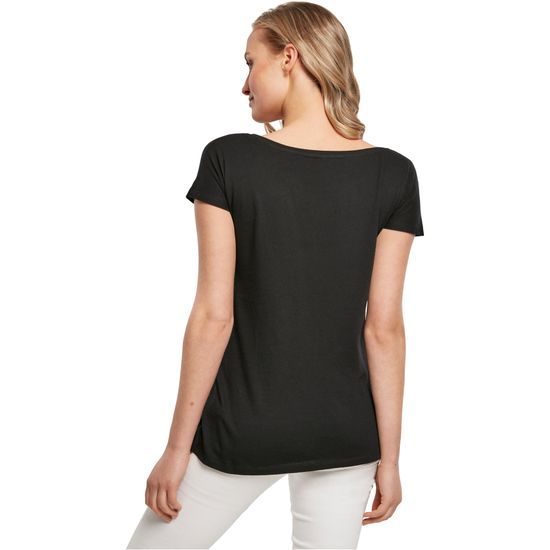 DAMEN T-SHIRT MIT U-BOOT-AUSSCHNITT - KURZARM-T-SHIRTS - KLEIDUNG