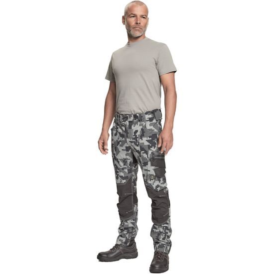 PANTALONI DE LUCRU PENTRU BĂRBAȚI NEURUM CAMOUFLAGE - PANTALONI FĂRĂ BRETELE - HAINE DE LUCRU