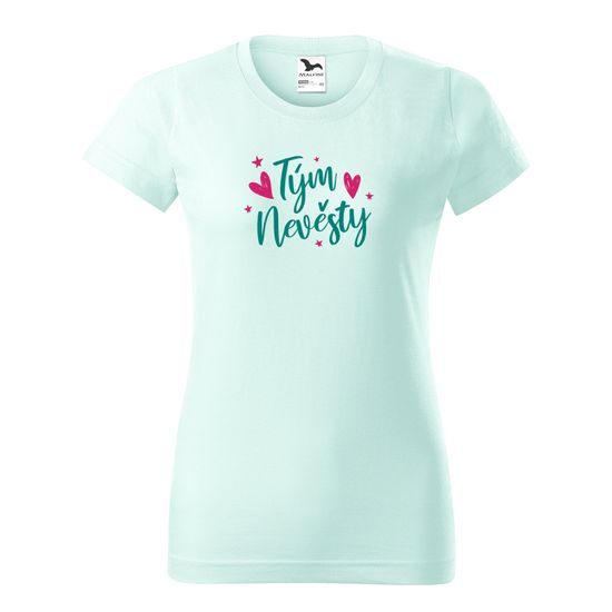 TRIČKO TÝM NEVĚSTY HVĚZDY A SRDCE - SVATBA - OBLEČENÍ