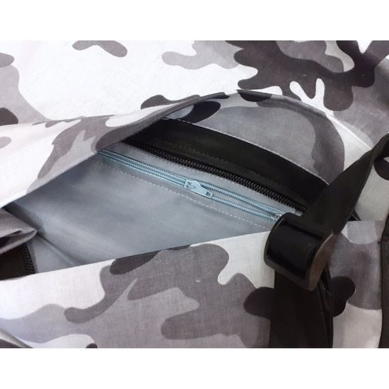 PLÁTENÁ NÁKUPNÁ TAŠKA DAGMAR - MASKÁČOVÁ - NÁKUPNÉ TAŠKY - TAŠKY A BATOHY