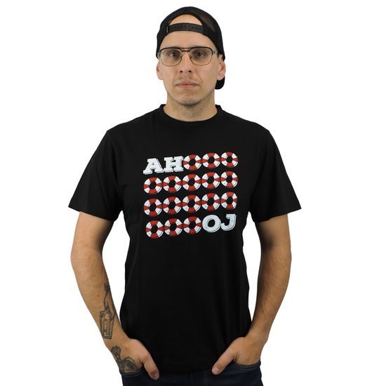 TRIČKO S POTISKEM "AHOOOJ" - VODÁCI - OBLEČENÍ