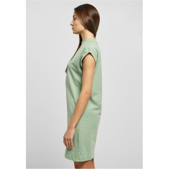 LÄSSIGES BAUMWOLLKLEID MIT STEHKRAGEN - KLEIDER - KLEIDUNG