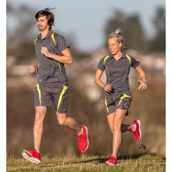 TRICOU POLO FUNCȚIONAL PENTRU BĂRBAȚI TEAM SPIRIT - TRICOURI SPORT CU MÂNECI SCURTE - ECHIPAMENT SPORTIV