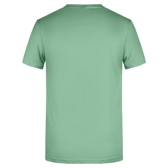 TRICOU CLASIC PENTRU BĂRBAȚI DIN BUMBAC ORGANIC 8008 - TRICOURI DIN BUMBAC ORGANIC - ÎMBRĂCĂMINTE