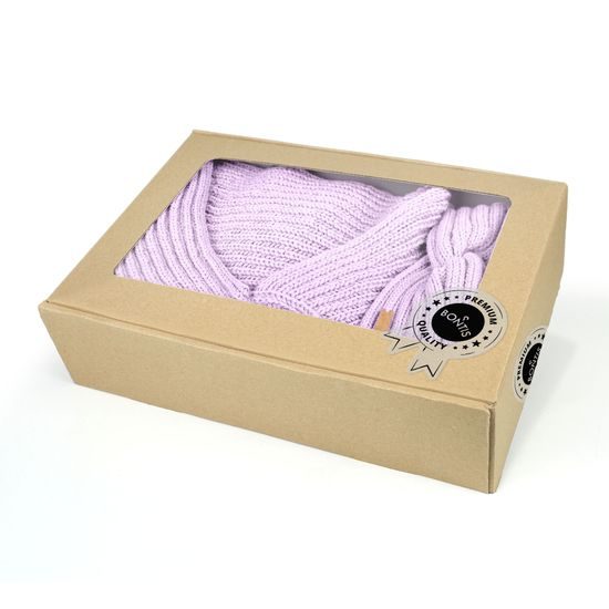 DARČEKOVÉ BALENIE: PLETENÉ PONČO A ČELENKA - SVETRE BEZ RUKÁVOV - OBLEČENIE