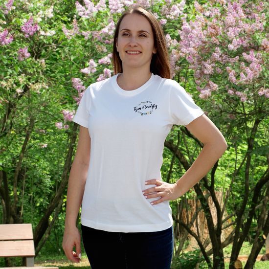 TRIČKO TÝM NEVĚSTY LUČNÍ VĚNEC - SVATBA - OBLEČENÍ