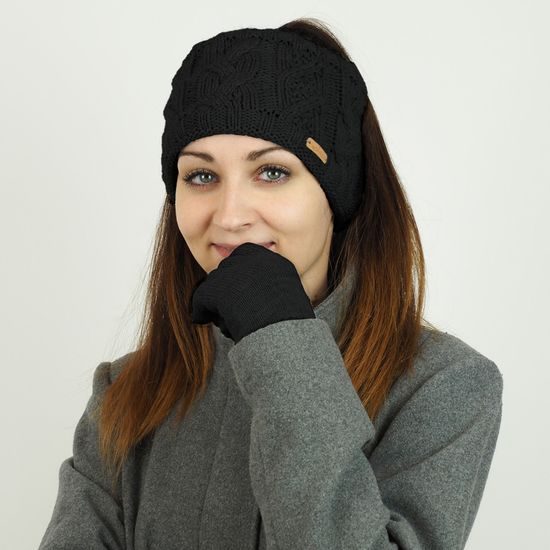 BREITES DAMENSTIRNBAND GESTRICKT - STIRNBÄNDER - CAPS UND MÜTZEN
