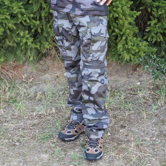 PANTALONI CAMUFLAJ BĂRBAȚI CXS CAMO MODULARI - PANTALONI STANDARD - HAINE DE LUCRU