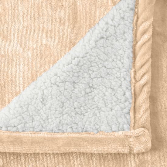 PĂTURĂ DIN MICROFLANEL CU IMITAȚIE DE MIELUȘEL - PĂTURI - GOSPODĂRIE