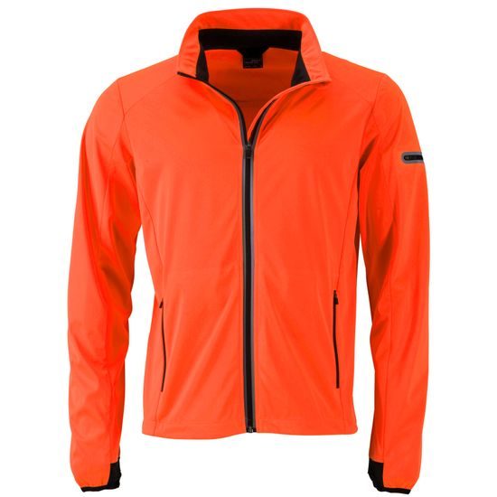 FÉRFI SPORTOS SOFTSHELL KABÁT JN1126 - SOFTSHELL DZSEKIK - RUHÁZAT