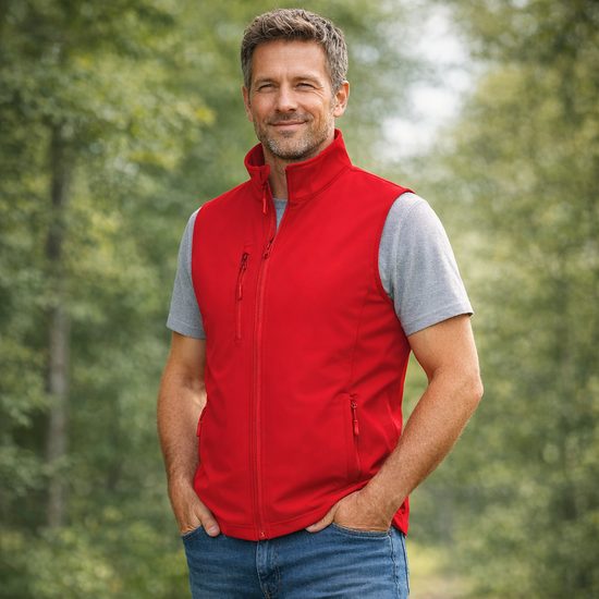 HERREN SOFTSHELLWESTE TRAIL - SOFTSHELLWESTEN - KLEIDUNG