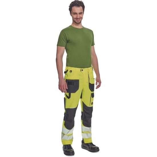 PANTALONI REFLECTORIZANȚI SHELDON HV - PANTALONI REFLECTORIZANȚI - HAINE DE LUCRU