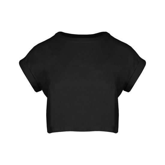 TRICOU CROP TOP PENTRU FEMEI - TRICOURI CU MÂNECĂ SCURTĂ - ÎMBRĂCĂMINTE
