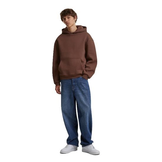 HEBKÁ PÁNSKÁ MIKINA PŘES HLAVU FLUFFY - MIKINY PŘES HLAVU - OBLEČENÍ