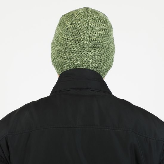 MELÍROVANÁ PÁNSKÁ PLETENÁ ZIMNÍ ČEPICE - PLETENÉ ČEPICE - KŠILTOVKY A ČEPICE