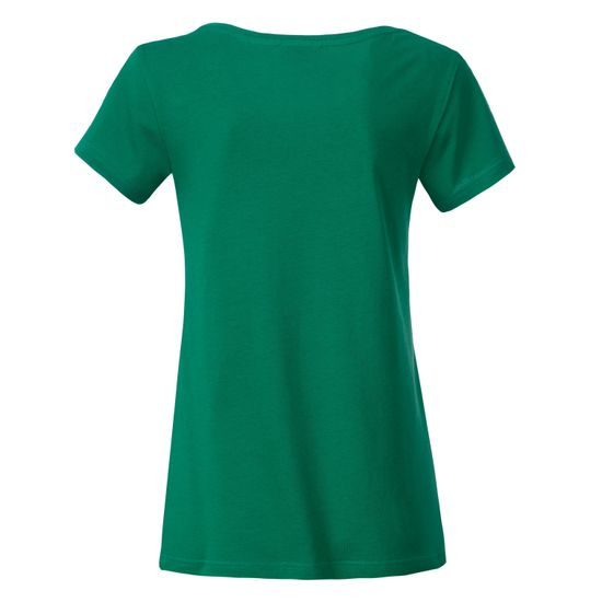 TRICOU CLASIC DE DAMĂ DIN BUMBAC ORGANIC 8007 - TRICOURI DIN BUMBAC ORGANIC - ÎMBRĂCĂMINTE