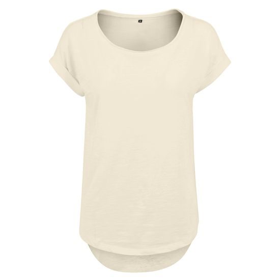 TRICOU CU SPATELE PRELUNGIT PENTRU FEMEI - TRICOURI CU MÂNECĂ SCURTĂ - ÎMBRĂCĂMINTE