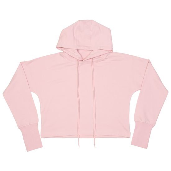 DÁMSKA CROP TOP MIKINA - MIKINY CEZ HLAVU - OBLEČENIE
