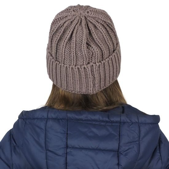 CĂCIULĂ TRICOTATĂ CU MODEL ÎN DUNGI RELIEFATE - CĂCIULI TRICOTATE - ACCESORII