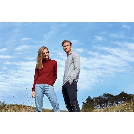 LEICHTE KAPUZENSWEATSHIRT AUS ORGANISCHER FAIRTRADE-BAUMWOLLE - SWEATSHIRTS OHNE REISSVERSCHLUSS - KLEIDUNG