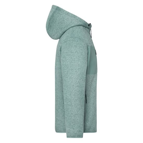 BUNDA Z PLETENÉHO FLEECU JN1874 - SPORTOVNÍ MIKINY NA ZIP - SPORTOVNÍ OBLEČENÍ