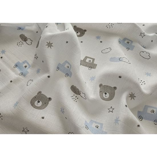 LÁTKOVÉ PLIENKY 5 KUSOV: MEDVEDÍK A AUTÍČKA - PLIENKY - DOMÁCNOSŤ