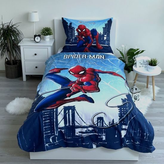 BETTWÄSCHE SET SPIDERMAN - BEDRUCKTE BETTWÄSCHE - HAUSHALT