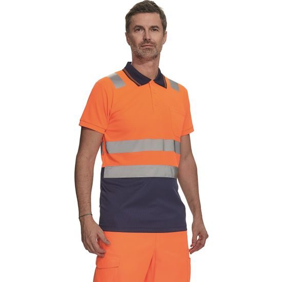 TRICOU POLO PENTRU BĂRBAȚI REFLECTORIZANT CADIZ - TRICOURI REFLECTORIZANTE - HAINE DE LUCRU