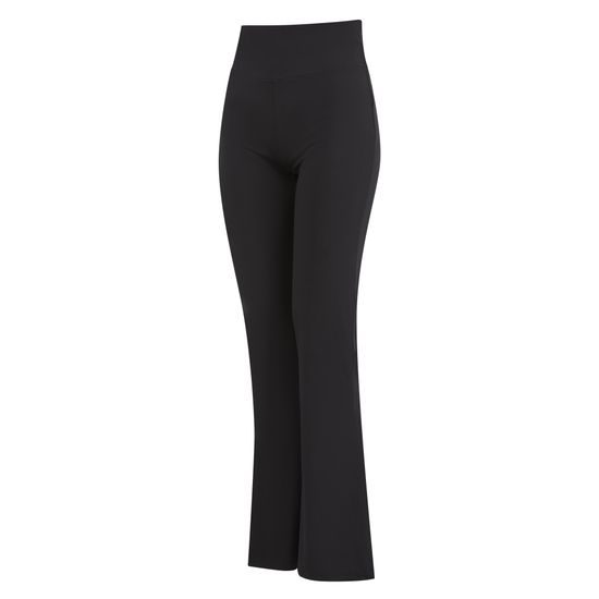 DAMEN-LEGGINGS MIT AUSGESTELLTEM BEIN - SPORT LEGGINGS - SPORT KLEIDUNG