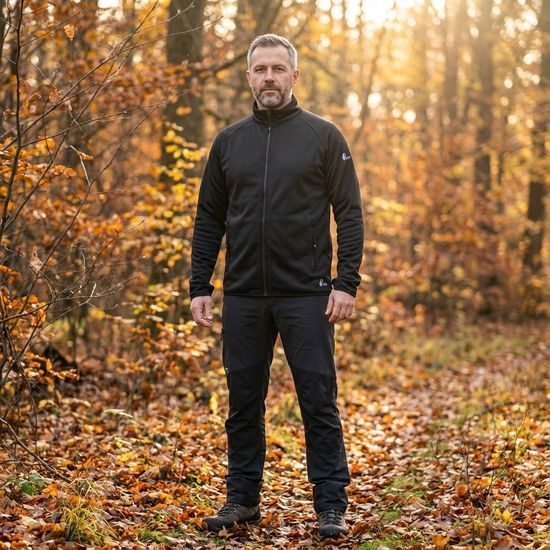 PÁNSKÁ MIKINA NA ZIP TORONTO - SPORTOVNÍ MIKINY NA ZIP - SPORTOVNÍ OBLEČENÍ