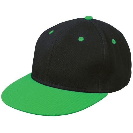 KÉTSZÍNŰ FLATPEAK SAPKA MB6581 - EGYENES SILTTEL - BASEBALL SAPKÁK ÉS SAPKÁK